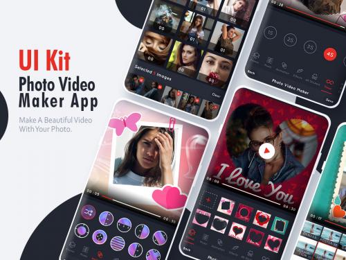 Photo Video Maker UI Kit - photo-video-maker-ui-kit