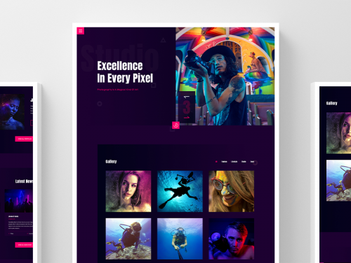 Photography Agency Website Template - photography-agency-website-template