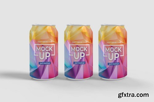 Softdrink Can Product Mockup Vol. 2