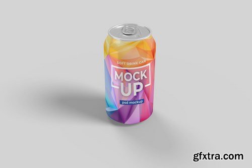 Softdrink Can Product Mockup Vol. 2