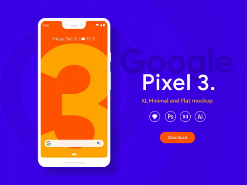 Pixel 3 XL mockups - bies - pixel-3-xl-mockups-freebies