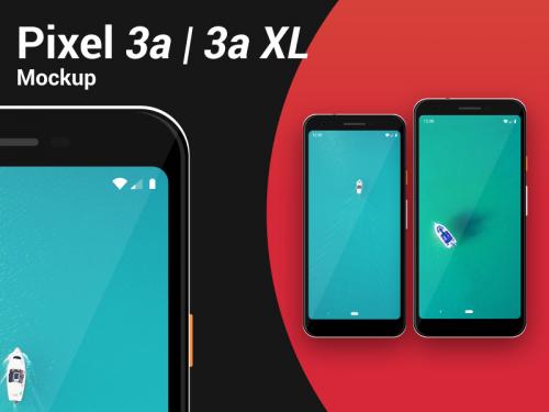 Pixel 3a/3a XL Mockup - pixel-3a-3a-xl-mockup