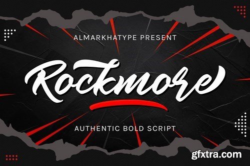 CM - Rockmore - Authentic Bold Script 4401949