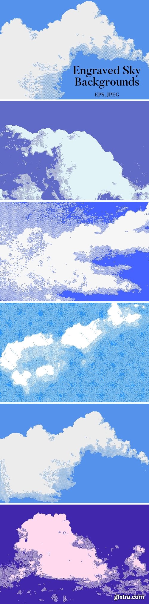 Engraved Sky Backgrounds