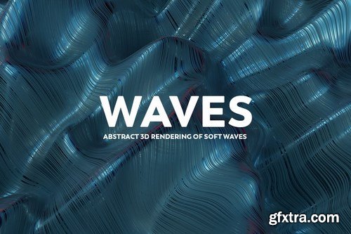 Abstract 3D Rendering of Waves