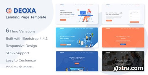 ThemeForest - Deoxa v1.0.0 - Landing Page Template - 25571748