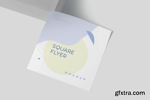 Square Shape Promotional Flyer Mockups