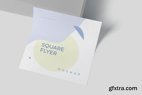 Square Shape Promotional Flyer Mockups