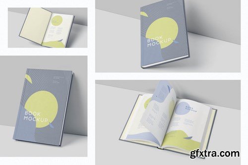 Small Hard Cover Notebook Mockups