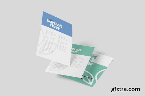 A5 Portrait One-page Event Flyer Mockups