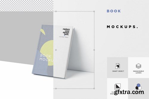 Small Hard Cover Notebook Mockups