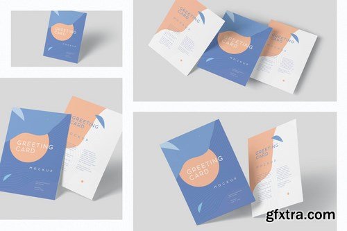 5x7 Vertical Invitation Card Mockups