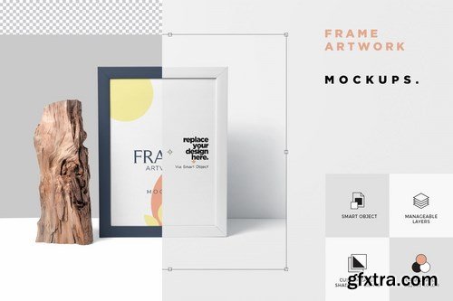 Vertical Rectangle Frame Mockups