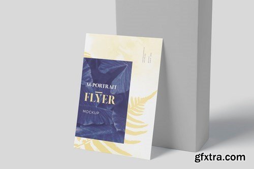 A6 Vertical Flyer Mockups