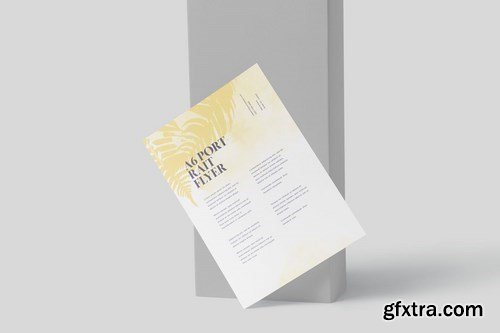 A6 Vertical Flyer Mockups