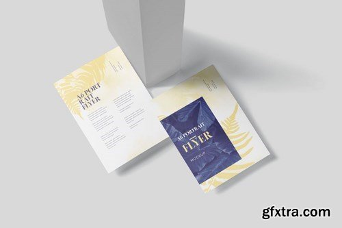 A6 Vertical Flyer Mockups