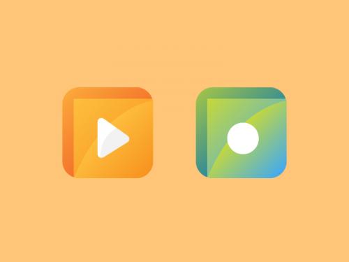 Play Gradient Icon - play-gradient-icon