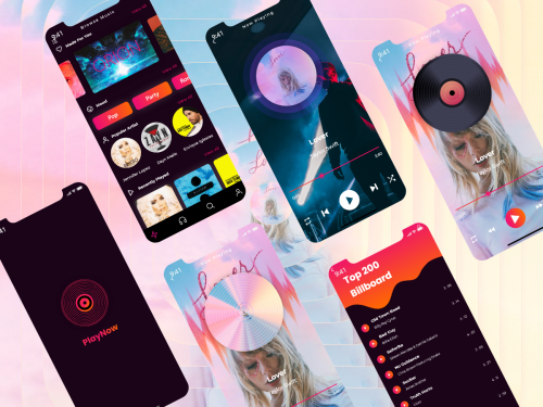 Playnow Music App UI Kit - playnow-music-app-ui-kit