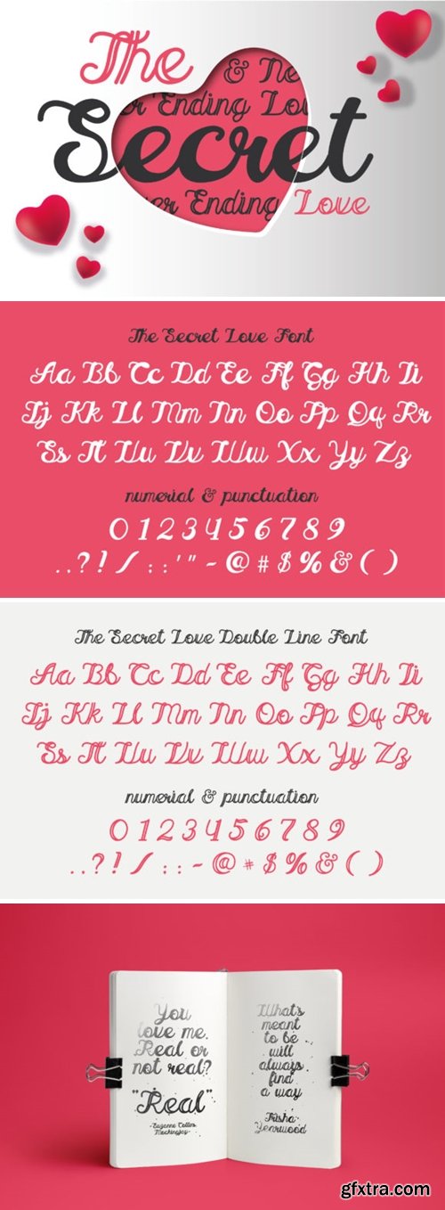 The Secret Love Font