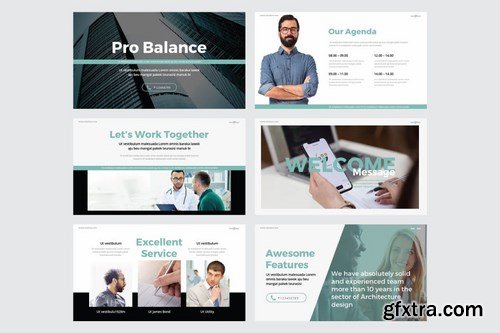 PRO BALANCE - Powerpoint Google Slides and Keynote Templates