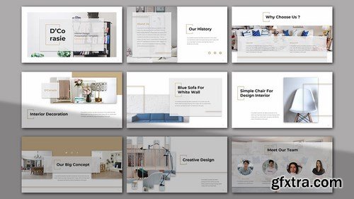 D\'Corasie – Interior Design Powerpoint Google Slides and Keynote Templates