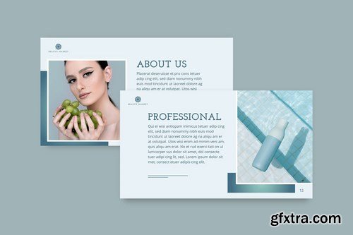 Beauty Market PowerPoint Presentation Template