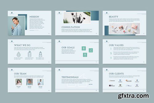 Beauty Market PowerPoint Presentation Template