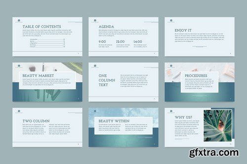 Beauty Market PowerPoint Presentation Template