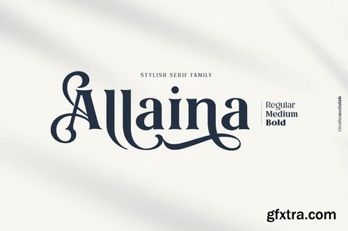 Allaina - Stylish Serif Family