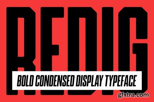 CM - Redig - Bold condensed display font 4496036