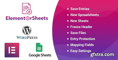 CodeCanyon - ElementorSheets v1.3 - Elementor Pro Form Google Spreadsheet Addon - 25171650