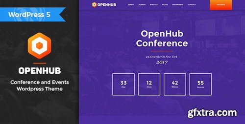 ThemeForest - OpenHub v1.4 - A Stylish Events & Conference Theme - 20317645