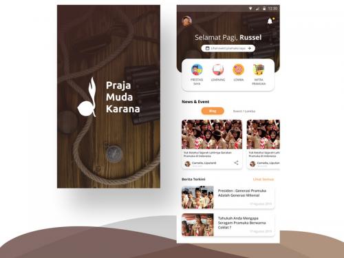 PRAMUKA APPS (Scout Apps) UI Kit - pramuka-apps-scout-apps-ui-kit