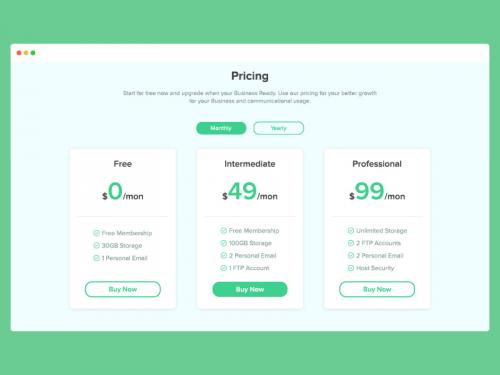 Pricing Page Concept in Web - pricing-page-concept-in-web