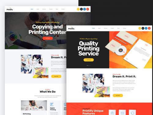 Printify - Printing Company PSD Template - printify-printing-company-psd-template