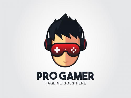 Pro Gamer - Gaming Logo Design Template - pro-gamer-gaming-logo-design-template