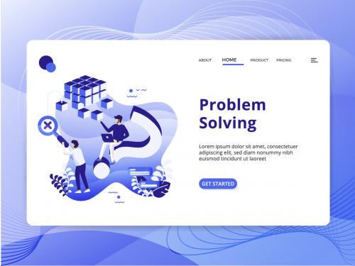 Problem Solving Flat Illustration - problem-solving-flat-illustration