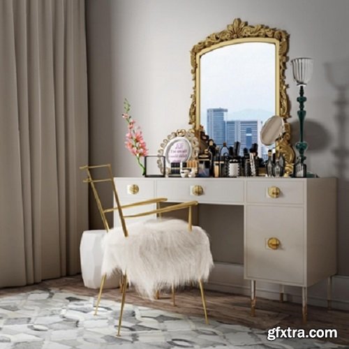 Dressing Table & Cosmetic Set