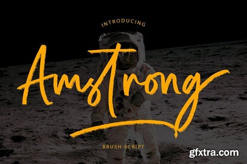 Amstrong Beautiful Brush Font