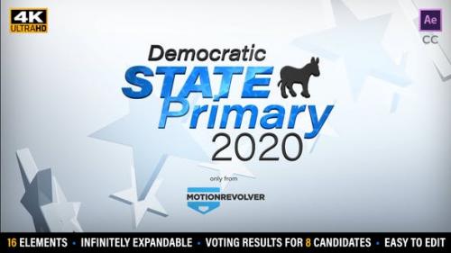 Videohive - State Primary or Caucus Election Results Kit