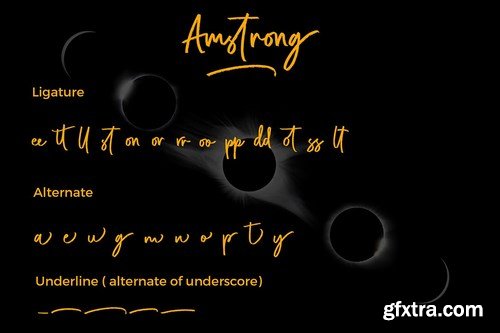 Amstrong Beautiful Brush Font