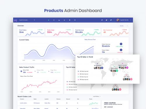 Products Admin Dashboard UI Kit - products-admin-dashboard-ui-kit