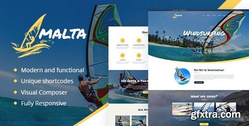 ThemeForest - Malta v1.1.2 - Windsurfing, Kitesurfing & Wakesurfing Center WordPress Theme - 19259924