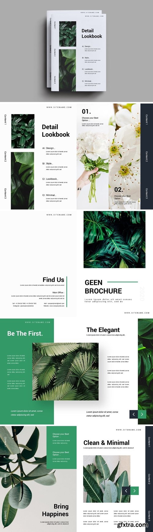 Green Brochure Template