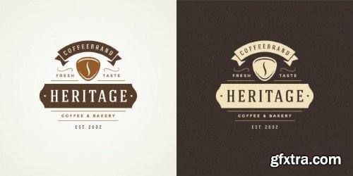 Coffee or tea shop logo