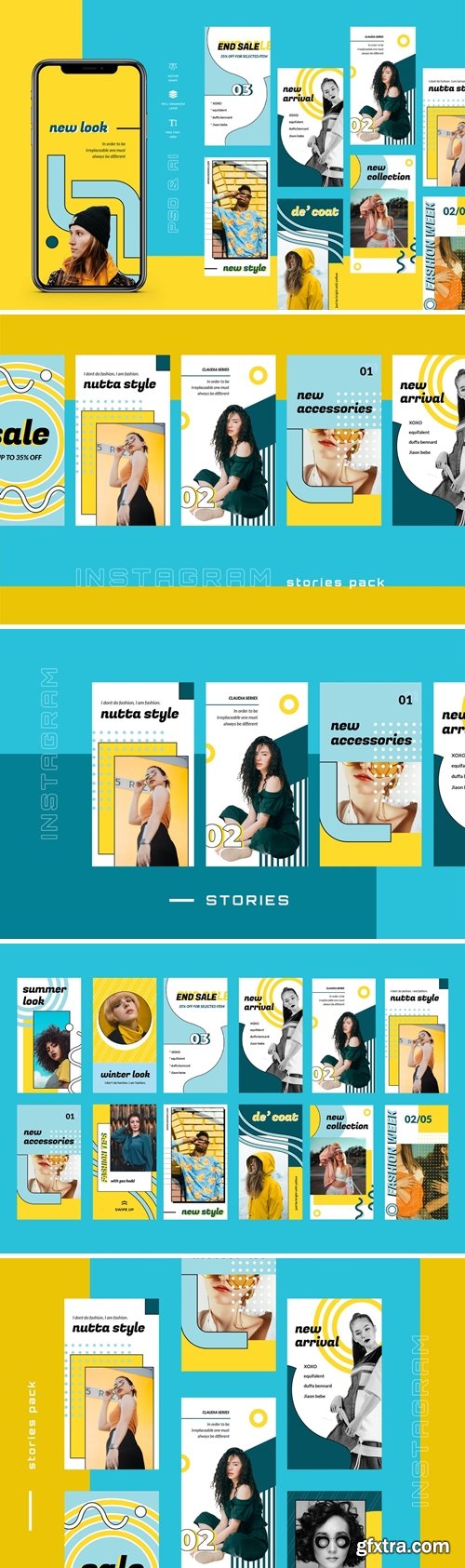 Hara - Pop Art Instagram Stories Kit