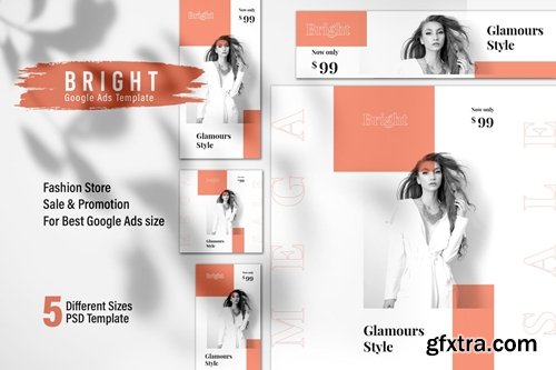BRIGHT Fashion Store Google Ads Web Banner