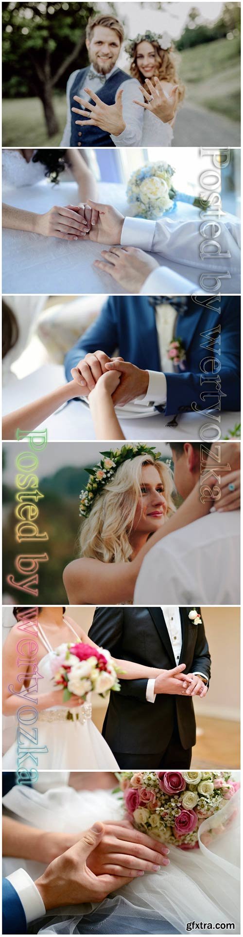 Wedding couple beautiful stock photo