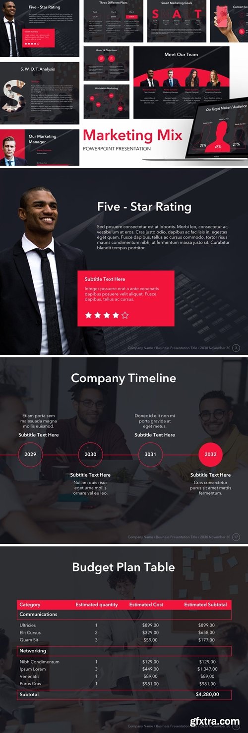 Marketing Mix PowerPoint Template