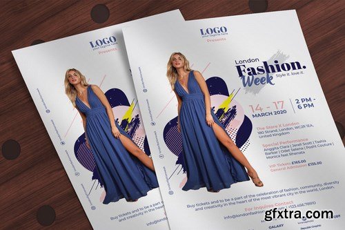 London Fashion Week Poster Template